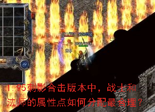 1.95刺影合击版本中,战士和法师的属性点如何分配最合理? 1.95刺影合击版本中,战士和法师的属性点如何分配最合理?