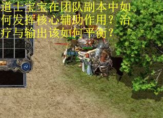 道士宝宝在团队副本中如何发挥核心辅助作用？治疗与输出该如何平衡？