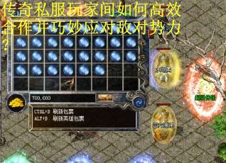 传奇私服玩家间如何高效合作并巧妙应对敌对势力？