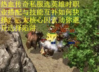 热血传奇私服选英雄时职业搭配与技能互补如何抉择？三大核心因素助你避开选择陷阱