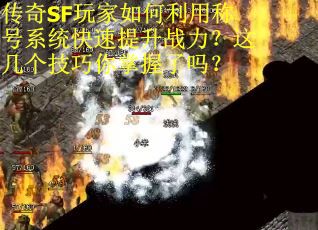 传奇SF玩家如何利用称号系统快速提升战力？这几个技巧你掌握了吗？