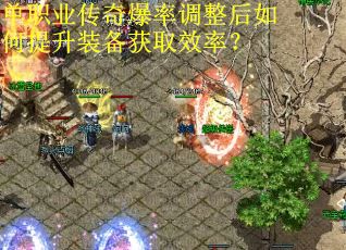 单职业传奇爆率调整后如何提升装备获取效率？