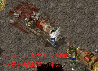 为何击杀首领多次却始终无法爆出稀有神装? 为何击杀首领多次却始终无法爆出稀有神装?