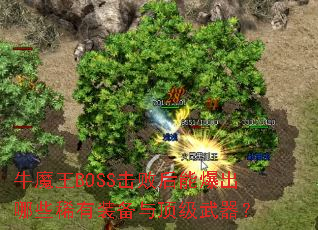 牛魔王BOSS击败后能爆出哪些稀有装备与顶级武器? 牛魔王BOSS击败后能爆出哪些稀有装备与顶级武器?