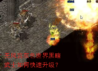 无风宫灰色世界黑暗武士如何快速升级? 无风宫灰色世界黑暗武士如何快速升级?