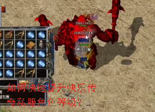 如何快速提升快乐传奇私服角色等级? 如何快速提升快乐传奇私服角色等级?