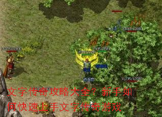 文字传奇攻略大全?新手如何快速上手文字传奇游戏 文字传奇攻略大全?新手如何快速上手文字传奇游戏