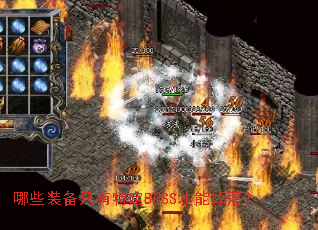 哪些装备只有特定BOSS才能掉落? 哪些装备只有特定BOSS才能掉落?