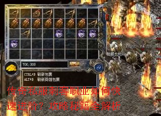 传奇私服刺客职业如何快速进阶?攻略秘籍全解析 传奇私服刺客职业如何快速进阶?攻略秘籍全解析