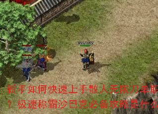 新手如何快速上手散人无限刀单职传奇?极速称霸沙巴克必备攻略是什么? 新手如何快速上手散人无限刀单职传奇?极速称霸沙巴克必备攻略是什么?