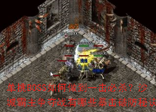 ����BOSS�������һ����ɱ��ɳ�ǰ�������ս����Щ�����Ʒ��ؾ���