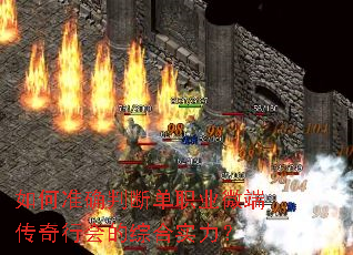 如何准确判断单职业微端传奇行会的综合实力? 如何准确判断单职业微端传奇行会的综合实力?