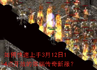 如何快速上手3月12日14点开放的微端传奇新服? 如何快速上手3月12日14点开放的微端传奇新服?