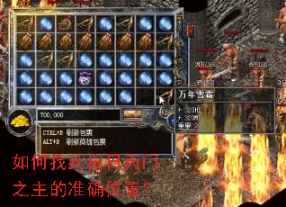 如何找到白日天门之主的准确位置? 如何找到白日天门之主的准确位置?