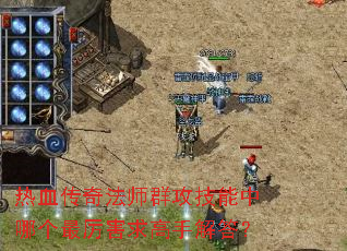 热血传奇法师群攻技能中哪个最厉害求高手解答? 热血传奇法师群攻技能中哪个最厉害求高手解答?