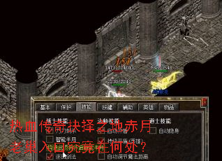 热血传奇抉择之地赤月老巢入口究竟在何处? 热血传奇抉择之地赤月老巢入口究竟在何处?