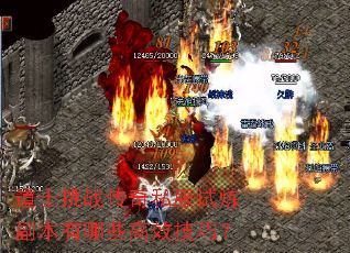 道士挑战传奇私服试炼副本有哪些高效技巧? 道士挑战传奇私服试炼副本有哪些高效技巧?