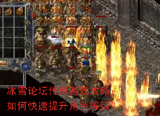 冰雪论坛传奇游戏攻略:如何快速提升角色等级? 冰雪论坛传奇游戏攻略:如何快速提升角色等级?