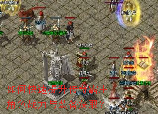如何快速提升传奇霸主角色战力与装备获取? 如何快速提升传奇霸主角色战力与装备获取?