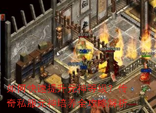 如何快速提升元神等级?传奇私服元神培养全攻略解析 如何快速提升元神等级?传奇私服元神培养全攻略解析