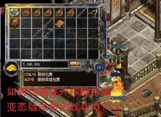 如何快速提升神雕私服变态版本角色战斗力? 如何快速提升神雕私服变态版本角色战斗力?