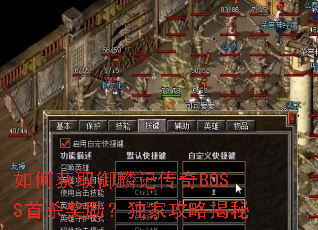 ��λ�ȡ����Ǵ���BOSS��ɱ���������ҹ��Խ���